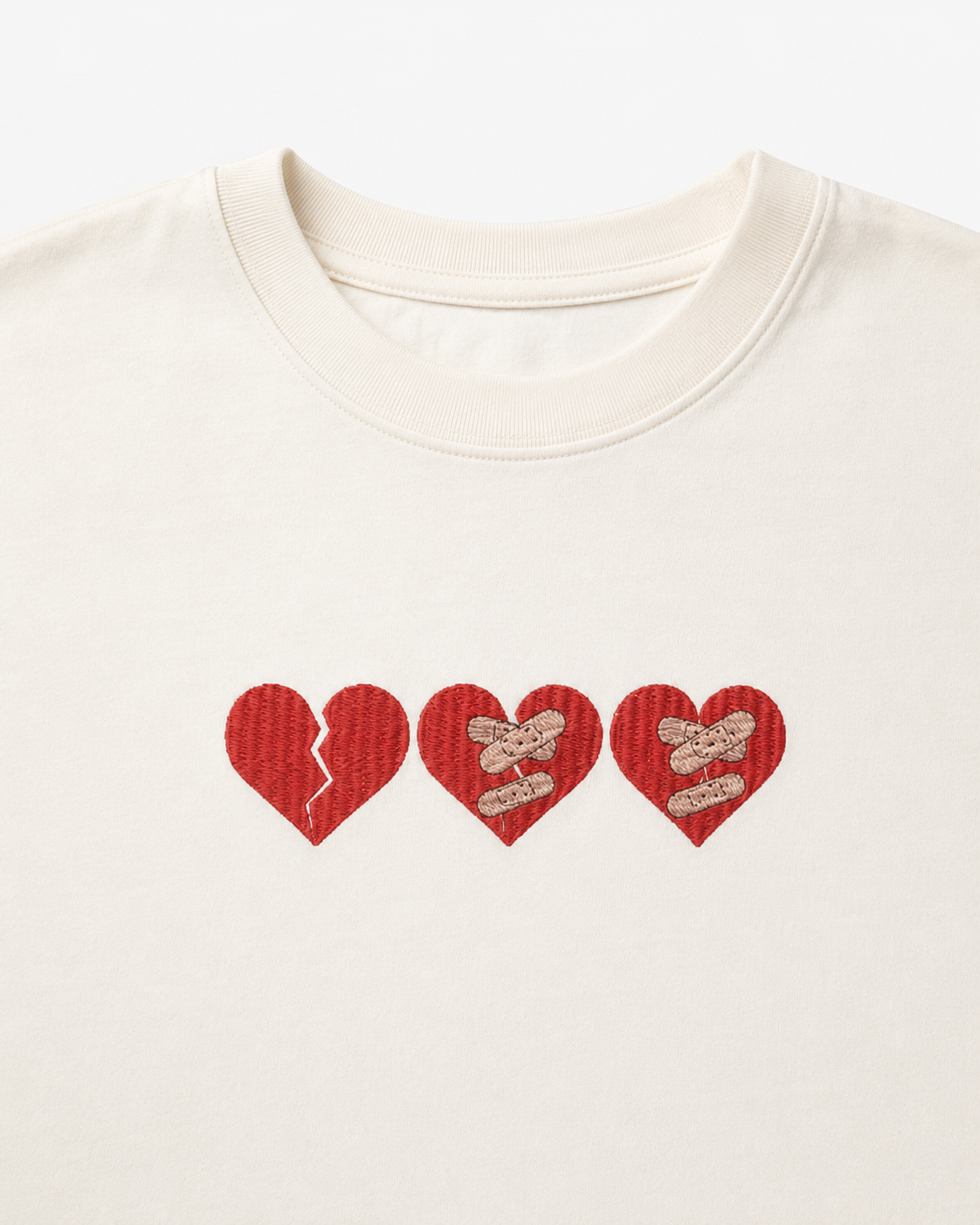 Little Heartbreak Embroidery Oversize