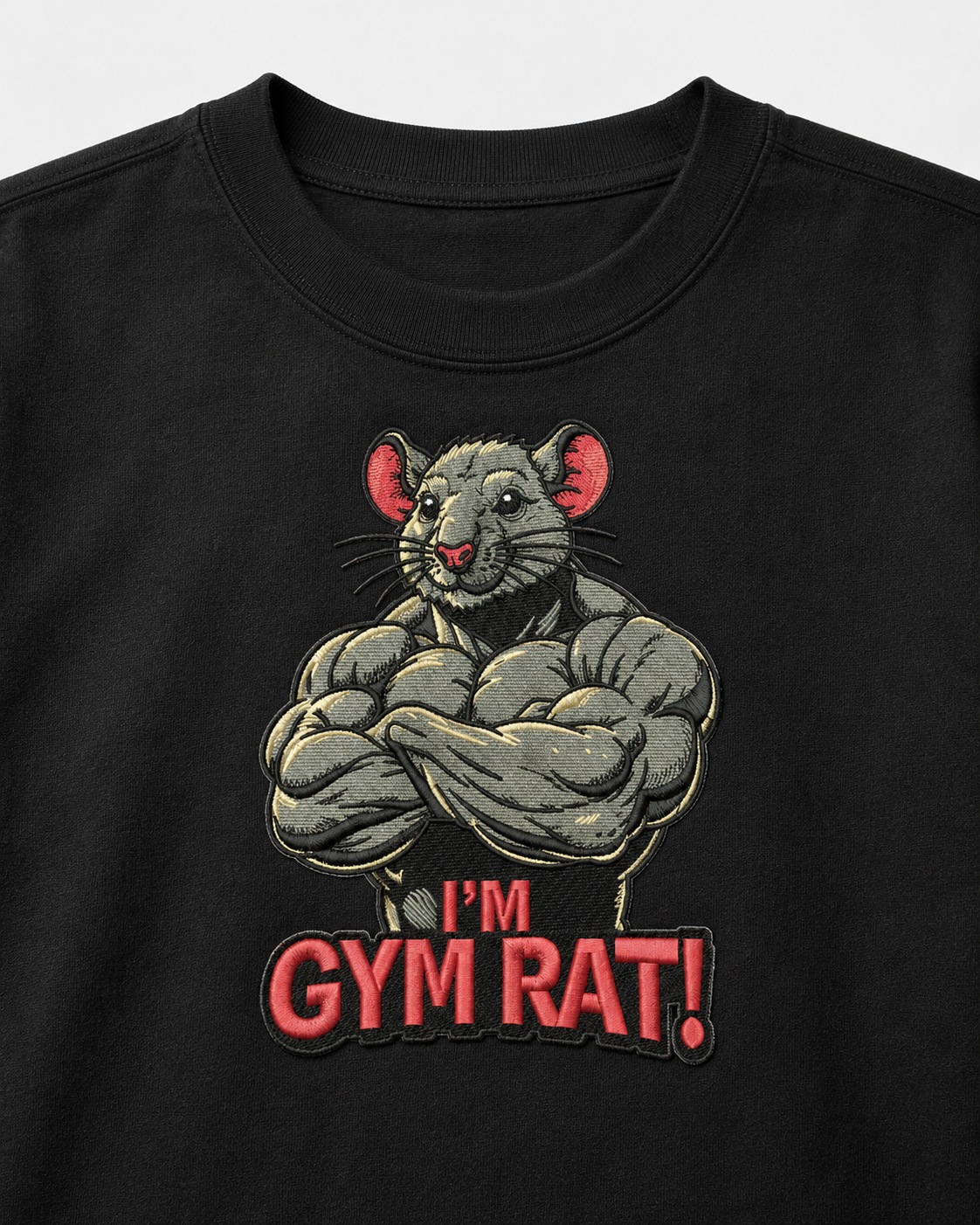 Gymrat Embroidery Oversize