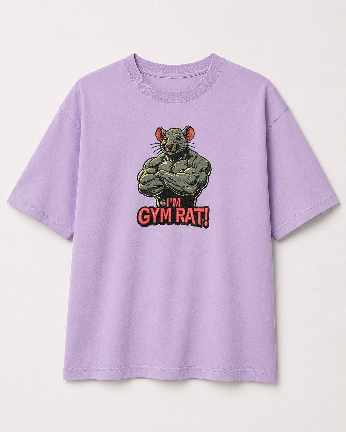 Gymrat Embroidery Oversize