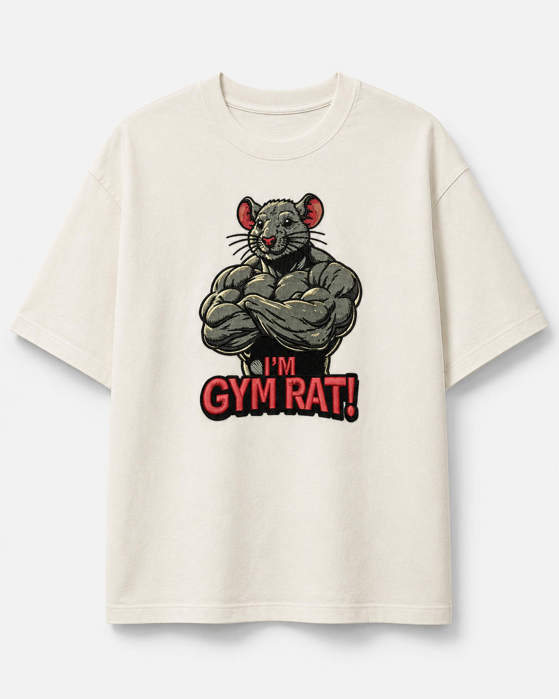 Gymrat Embroidery Oversize
