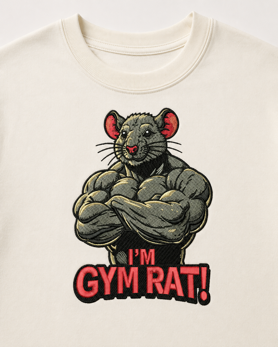 Gymrat Embroidery Oversize