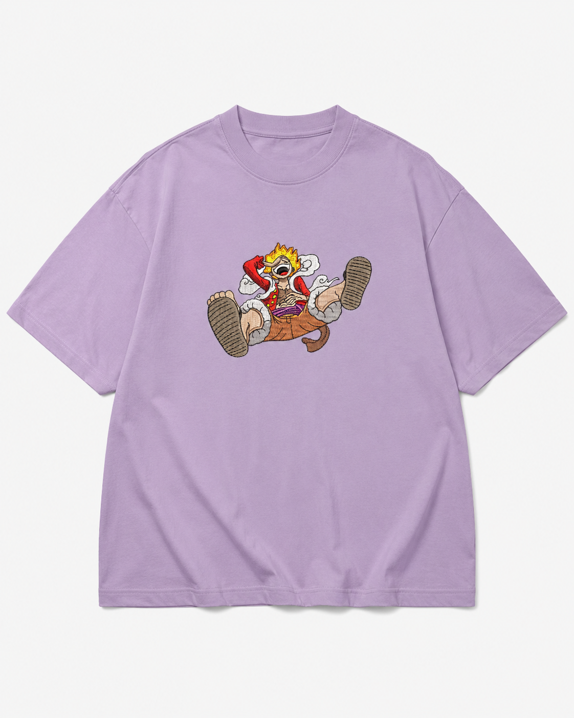MonkeyDiLuffy Embroidery Anime Oversize