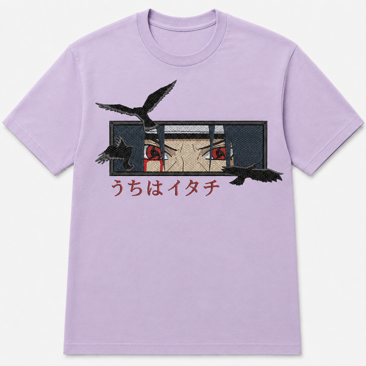 Itachi Eyes Embroidery Anime Oversize