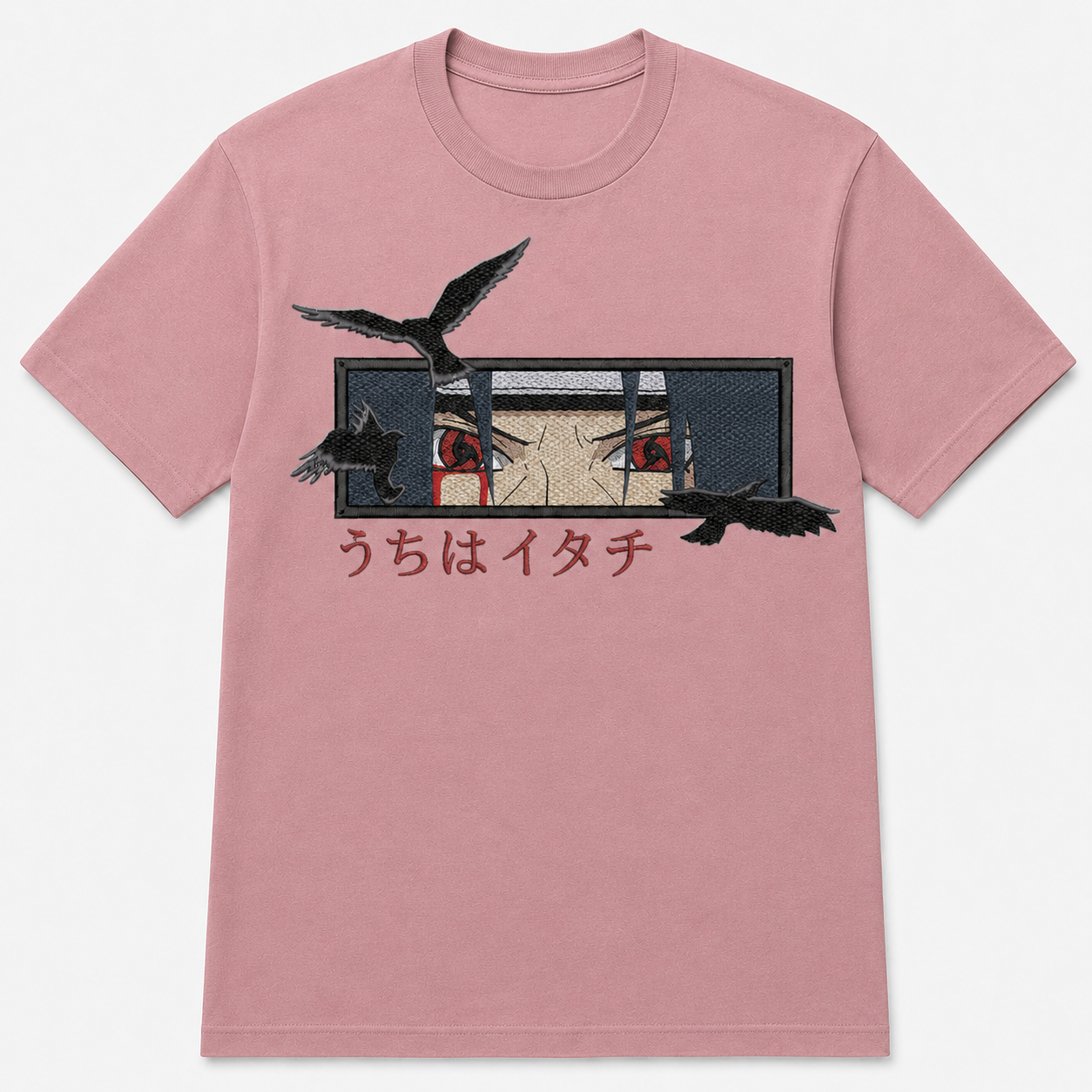 Itachi Eyes Embroidery Anime Oversize