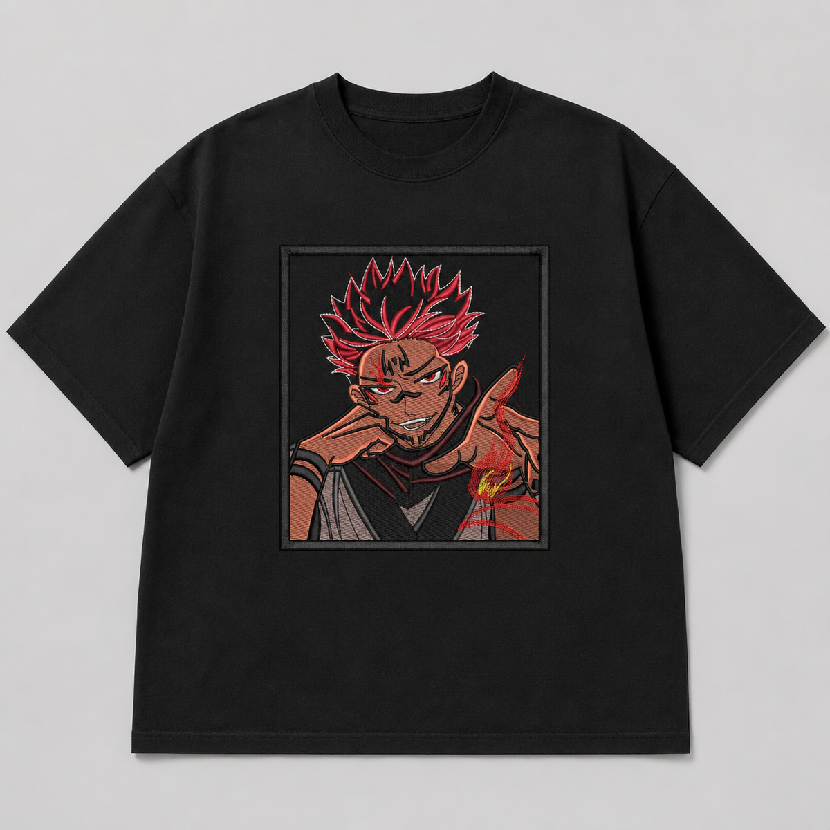 Sukuna  embroidery T-shirt