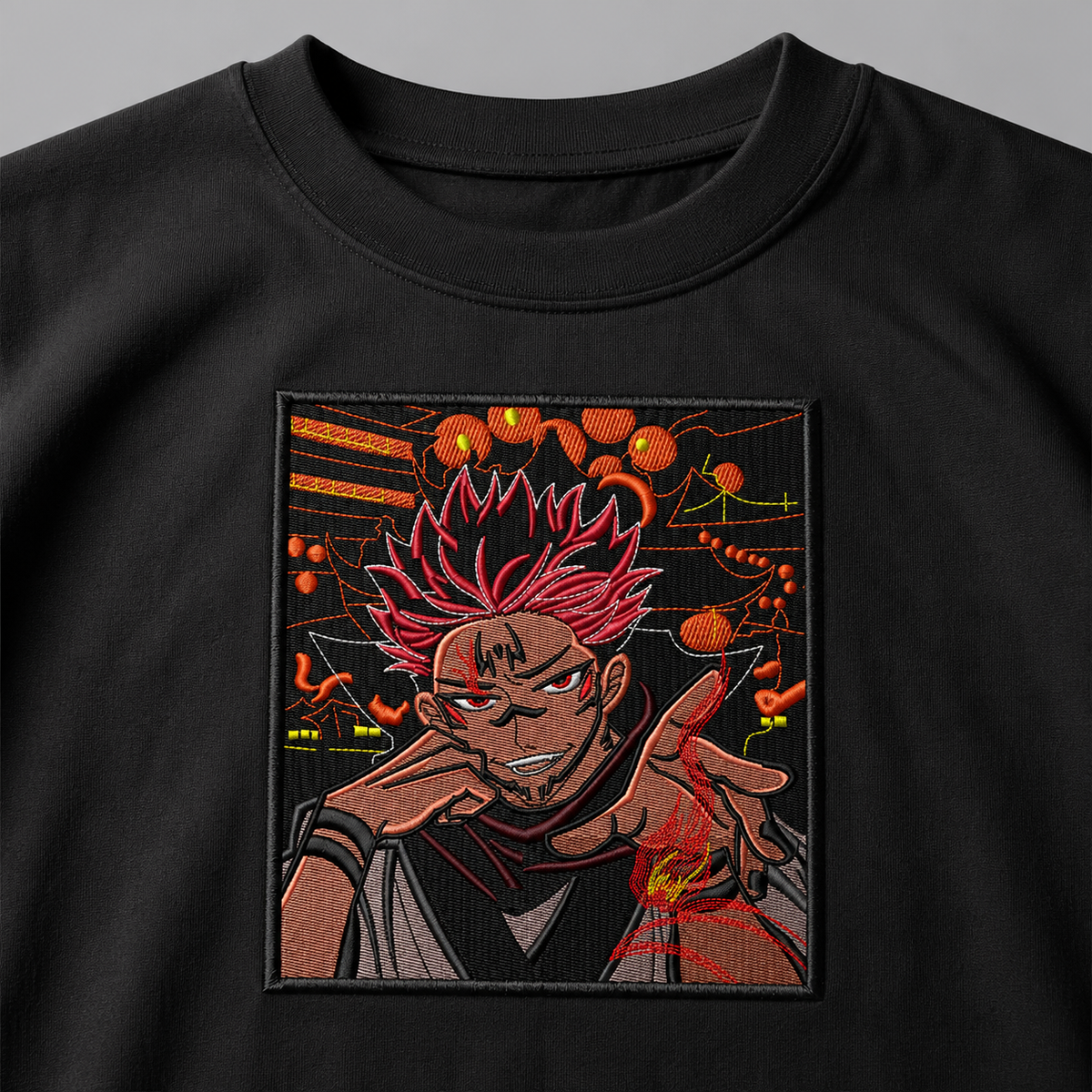 Sukuna  embroidery T-shirt