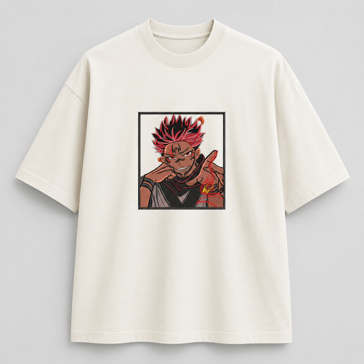 Sukuna  embroidery T-shirt