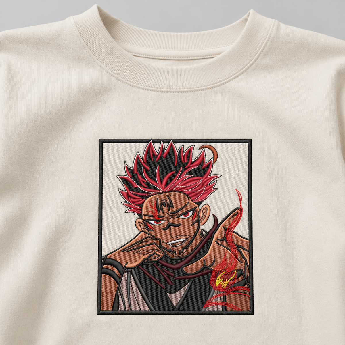 Sukuna  embroidery T-shirt