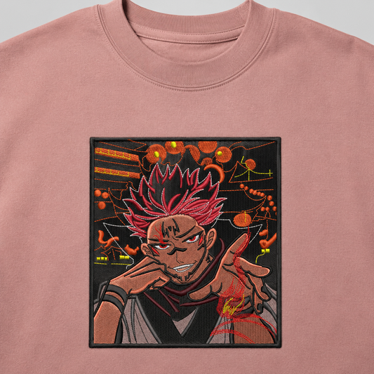 Sukuna  embroidery T-shirt